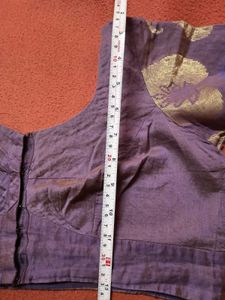 GentlyUsed Mustard and Purple Border SuperNet Sare