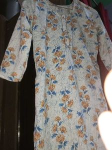 Floral Print Kurta