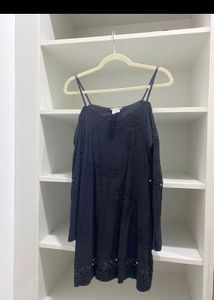 Black Cold Shoulder Dress