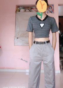 Bootcut Cotton Pant