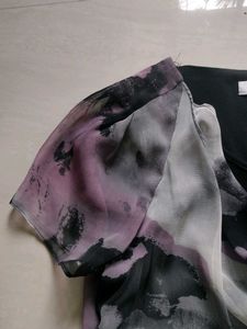 Abstract Print Mini Dress