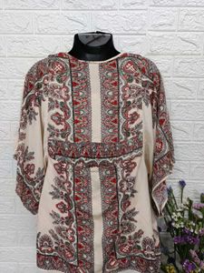 Off-white Printed Top