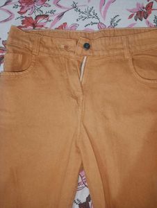 Tan Corduroy Pants - Wide Leg