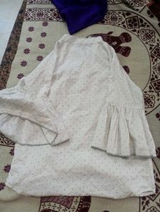 Polka Dot Top with Bell Sleeves