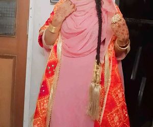 Pink Embellished Shrara Suit