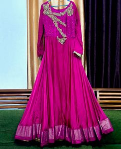 Elegant pink gown
