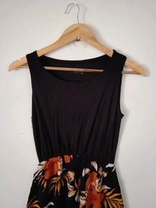 Black Printed Dress (Women)