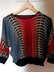 Multicolored Top With Vibrant Colours