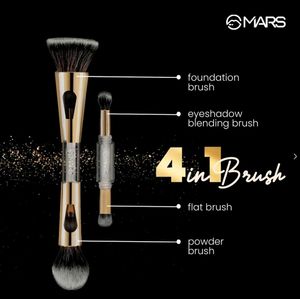 MARS 4 in 1 Travel Brush