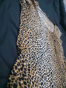 Animal Print Fitted Stretchable Top
