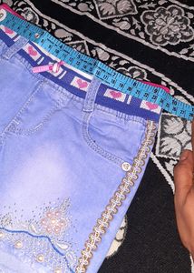 Denim Shorts For Kid Girls