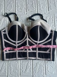 Color Block Corset Top