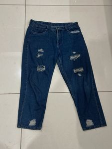 Ripped Blue Jeans
