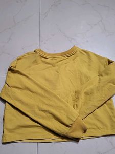 Fox Graphic Mustard Yellow Sweatshirt