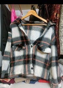 Cozy Plaid Jacket Savana/ zara/ Mango