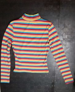 Mock Neck Textured Top