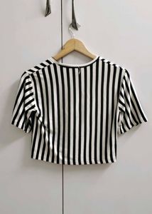 Striped Graphic Tee