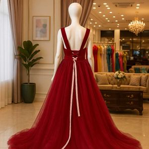 Red Ethnic Gown
