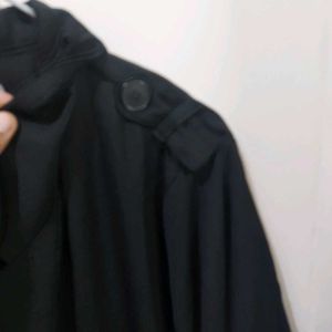 Long Black Trench Coat