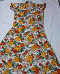 Up And Down Frock Multi Colour 💞