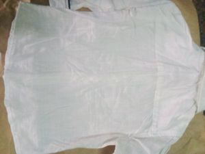 Jean Pant, White Full Sleeve Shirt With Over Coat