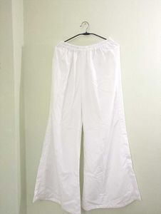 White Lace Kurti And Pants Set