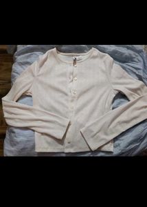 White Knit Cardigan