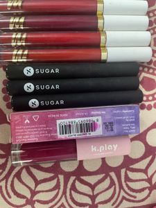 Lipstick And Lipgloss Combo Of 15