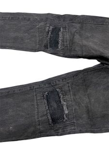 Ripped Knee Denim Jeans