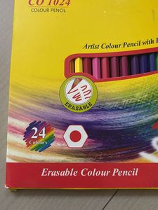 Erasable colour pencils