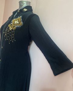 Black Handwork Cord Set