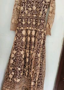 HEAVY BRIDAL ANARKALI GOWN  WITH 👌  😍 FULL DIAMO