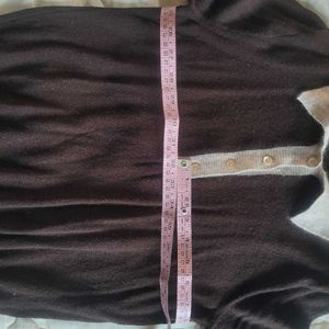 Brown Knit Top