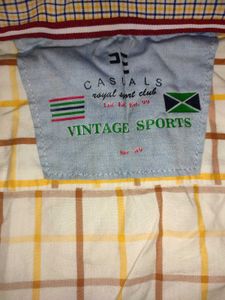 Checkered Casual Leave Ng Sleeve Shirt(Medium)