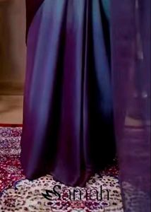 Elegant Blue Ombre Saree