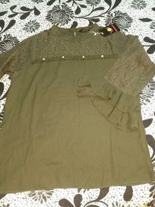 New Beautiful Cut Work Top