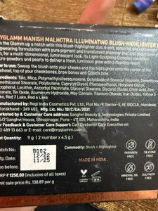 ManishMalhotra Illuminating Blush-highlighter Duo