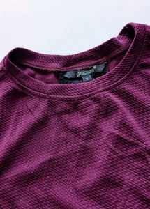 Globus Burgundy Casual Dress