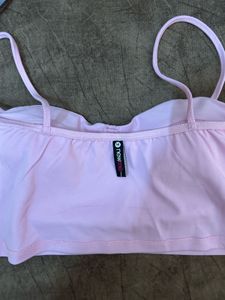 ִֶ𖦹 Beach-y Pink Bustier Top