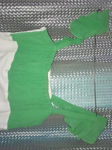 Crop Top Frilly Sleeves Front Elastic, Sale 80