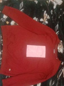 Red Pullover Sweater