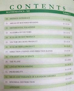 Mathematics Class XII