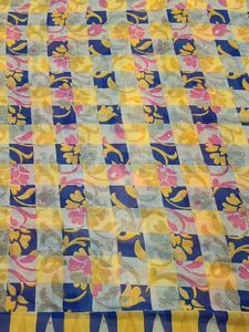 Vintage Floral Print Fabric Saree🥻