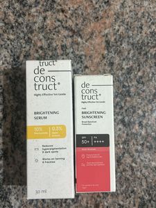 Deconstruct Brightening Serum And Sunscreen Set