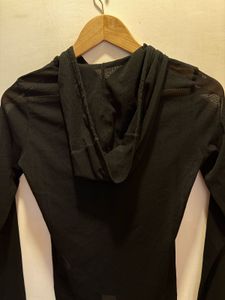 Beautiful Mesh Hoodie Top