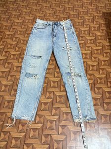 Distressed Light Wash Jeans