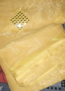 Yellow Nexon Blouse Fabric