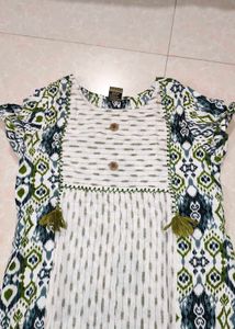 Patterned Casual Dress