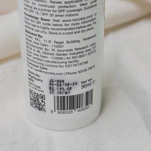 CosIQ SPF 50 Sunscreen Serum – 30ml (Unused)