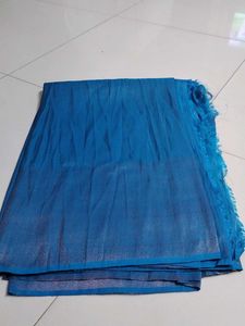 Elegant Blue softy silk saree